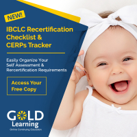IBCLC Recertification by CERPs Tracker / Spreadsheet